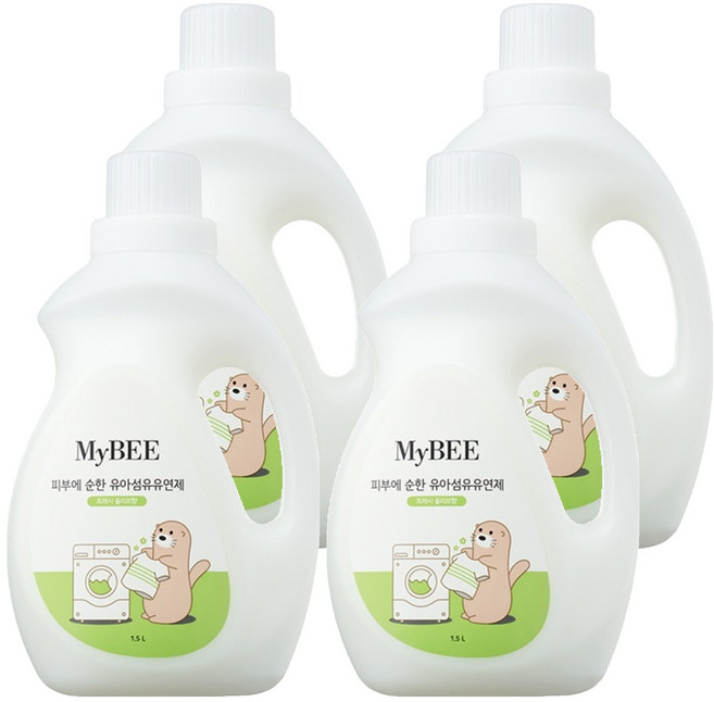 마이비 순한 유아유연제 1500ml, 1.5L, 4개