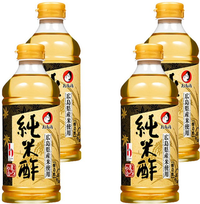 오타후쿠 준마이 쌀식초, 4개, 500ml