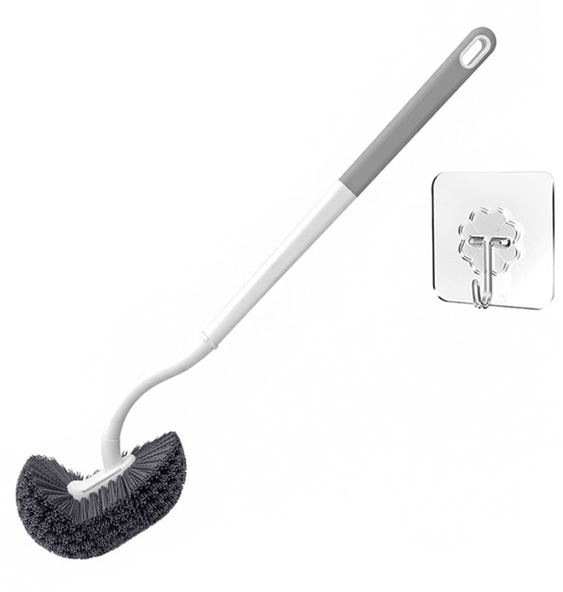 올릭 이지크린 코너 변기솔 + 후크홀더 세트, 그레이, 1세트