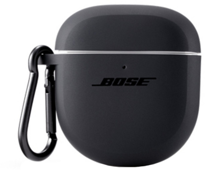 BOSE Quietcomfort Earbuds II 矽膠保護套, SILICONE CASE COVER, 黑色, 1個