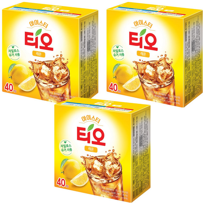 동서티오 아이스티 분말 레몬맛, 13g, 40개입, 3개, 13g
