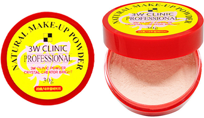 3W클리닉 내추럴 메이크업 파우더 30g, 23호 내추럴베이지, 2개