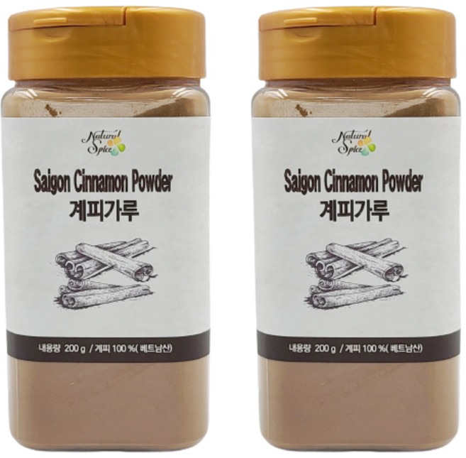 내츄럴스파이스 계피 가루, 200g, 2개