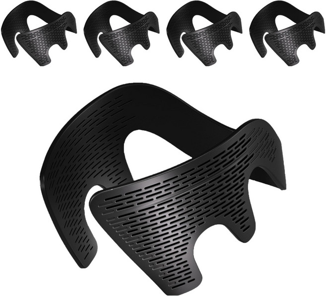 포뷰트 남성용 옆머리 누르기 드롭셋, 블랙, 5개