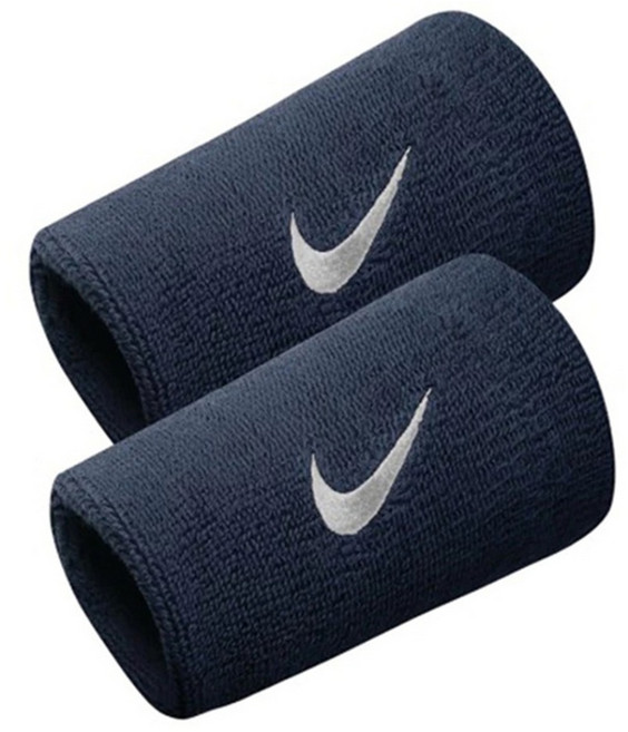 NIKE 耐吉 SWOOSH 加長腕帶, 丈青色, 1雙