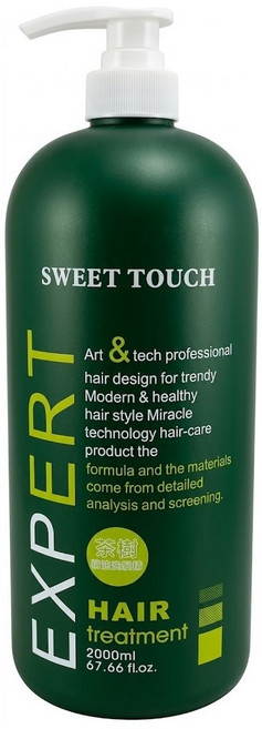 SWEET TOUCH 直覺 專業用洗髮精 茶樹 附壓頭, 2L, 1瓶
