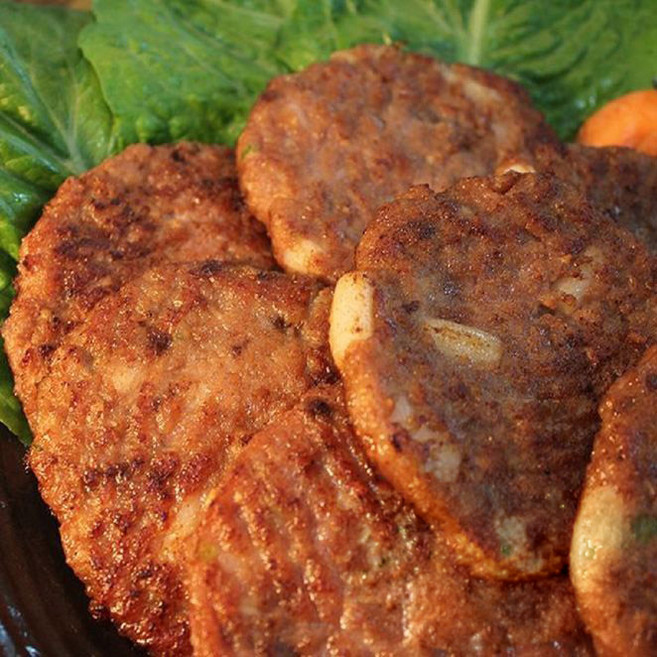 고향미트 맛기픈 지리산 흑돼지 떡스테이크, 1개, 320g