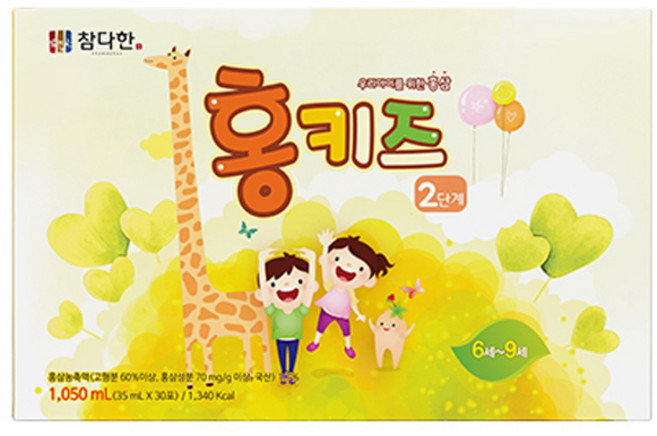 참다한 홍키즈 2단계 홍삼진액 30p, 1.05L, 1개