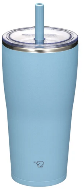 ZOJIRUSHI 象印 不銹鋼真空吸管杯 SX-HA72H-GM, 720ml, 1個, 湖光綠