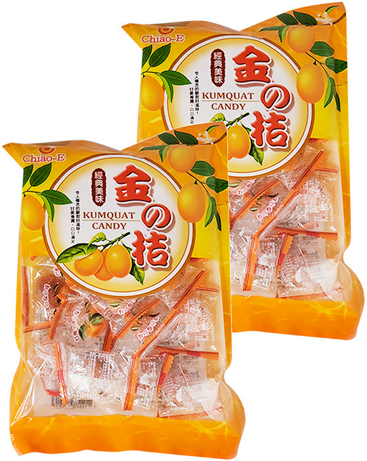 Chiao-E 巧益 金の桔, 165g, 2袋