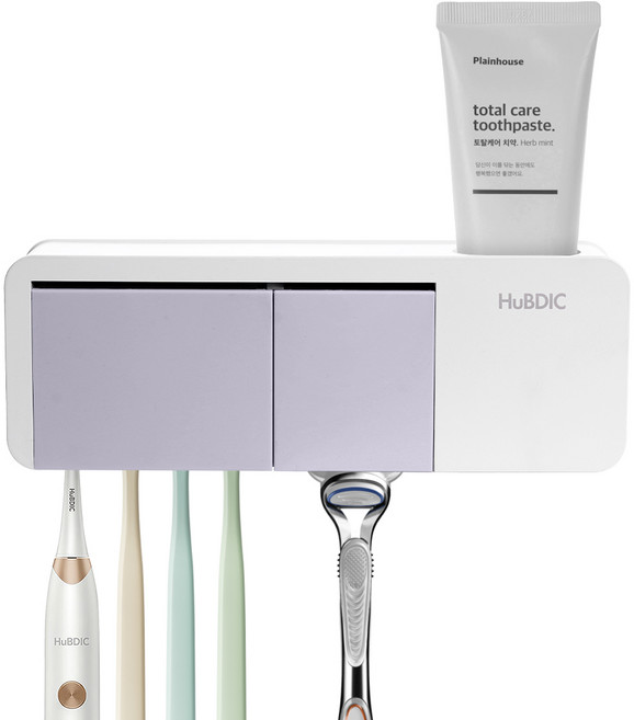 휴비딕 가정용 자동 칫솔살균기, 밀크퍼플, HTS-10