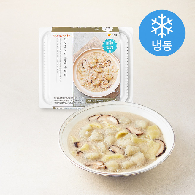 바른식 감자옹심이 들깨 수제비 밀키트 2인분 (냉동), 700g, 1개