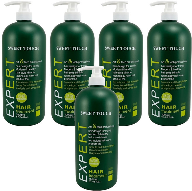 SWEET TOUCH 直覺 專業用洗髮精 茶樹 附壓頭, 2L, 5瓶