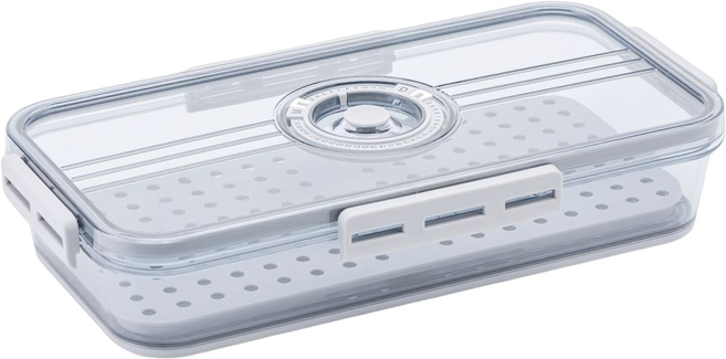 cook power 鍋寶 BVT-1801儲物計時保鮮盒1800ml, 容器 + 蓋子 + 瀝水隔板, 1個