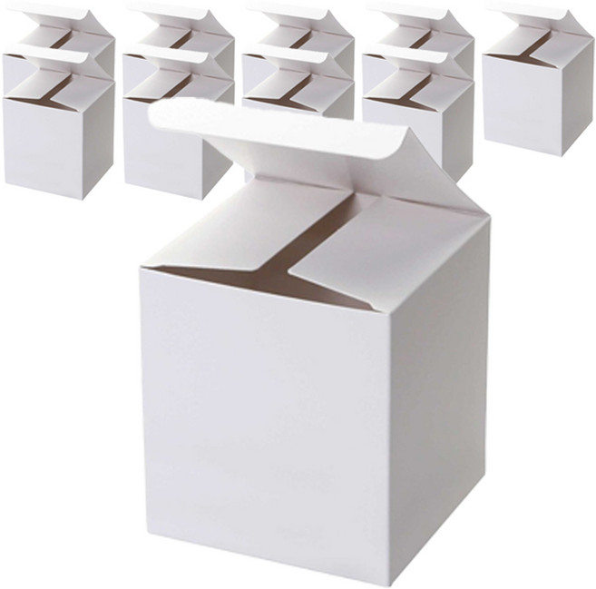무지 선물상자 3호 10 x 10 x 11 cm, 화이트, 10개