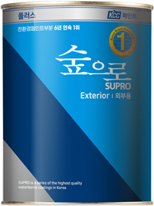 KCC숲으로 에이스 외부용 페인트, 화이트, 3.78L, 1개