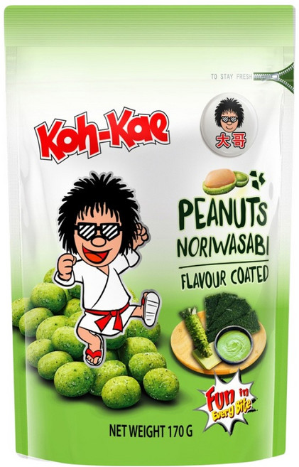 Koh-Kae 大哥 山葵味花生豆, 170g, 1包