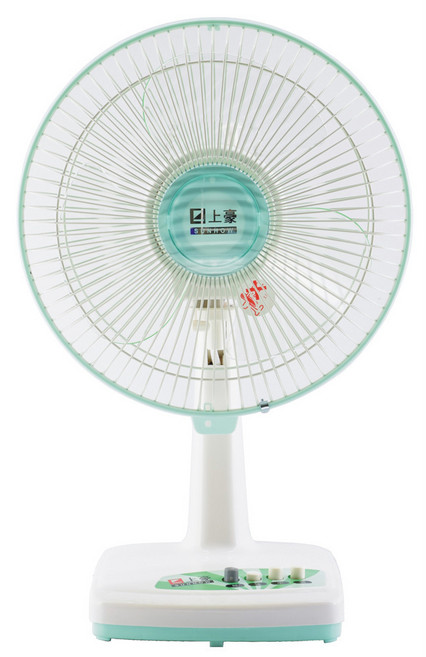 SUNHOW 上豪 桌扇 10吋, FN-1070, 綠色 + 白色