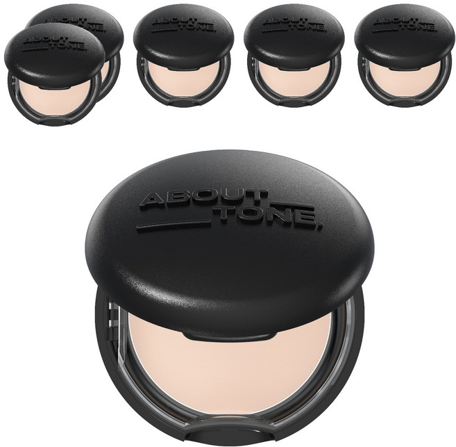 어바웃톤 블러 파우더 팩트 9g, 2.5 아이보리, 6개