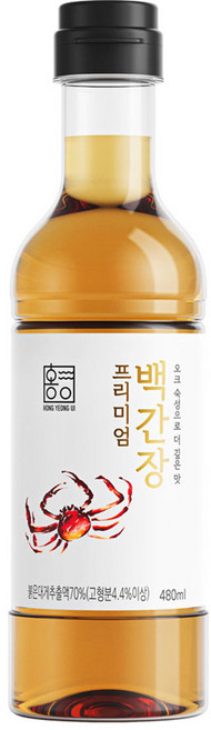 홍영의 프리미엄 백간장, 480ml, 1개