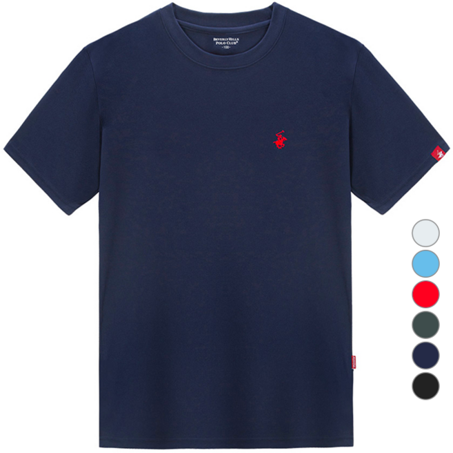 비버리힐스폴로클럽 남여공용 냉감 통기성 아이스 쿨에버 스몰로고 반팔 티셔츠 CPW0T05