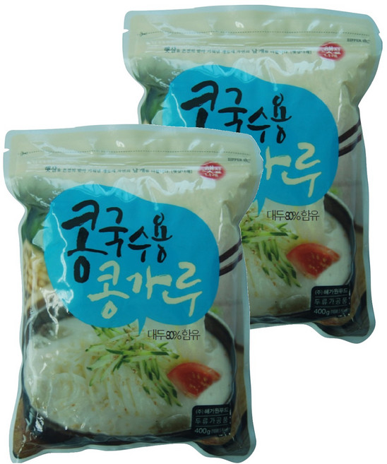 햇살나래 콩국수용 콩가루, 2개, 400g