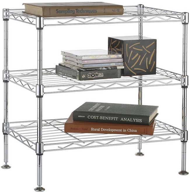 USEFUL DESIGN 悠室屋 波浪電鍍架 Silver, 3層