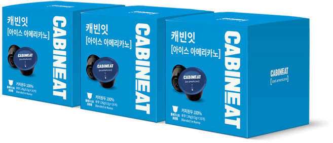 레츠프레소 캐빈잇 아이스 아메리카노 캡슐커피, 8.5g, 16개입, 3개