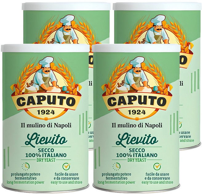 CAPuTO 乾酵母粉, 4個, 100g