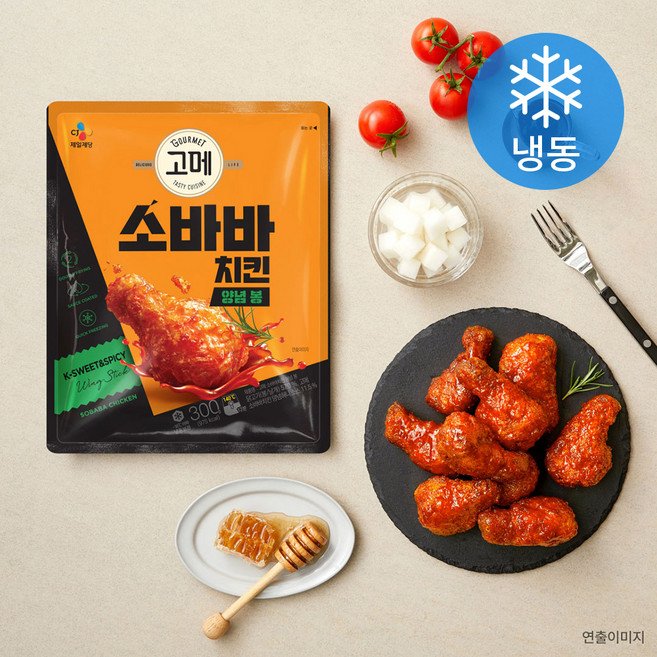 고메 소바바치킨 양념 봉 (냉동), 300g, 1개