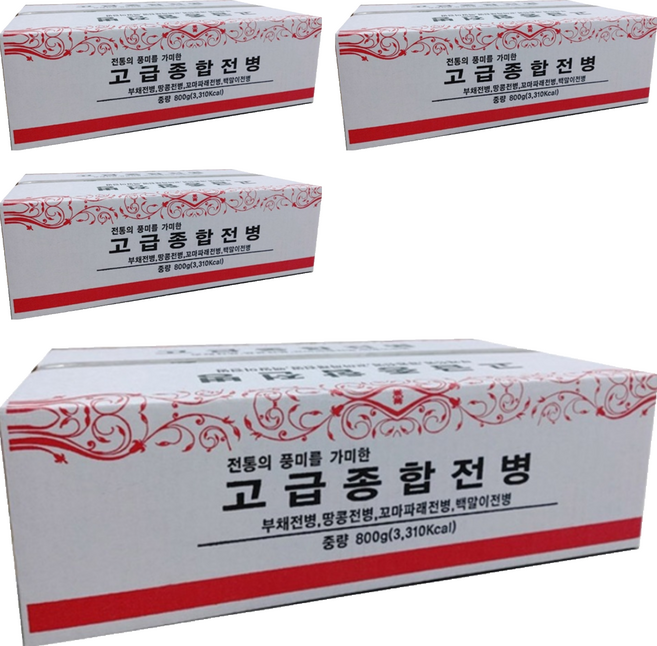 정다운식품 고급 종합 전병, 800g, 4개