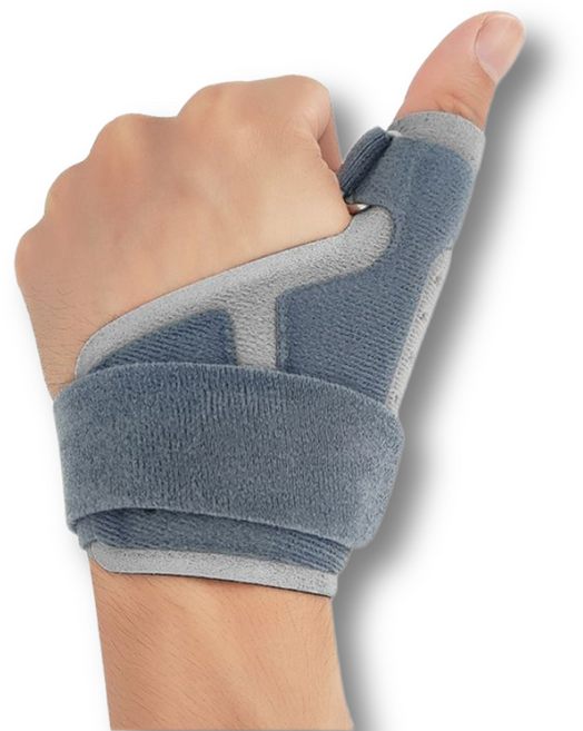 달하트 손목 엄지 손가락 고정 보호대 좌우겸용 그레이, 1개