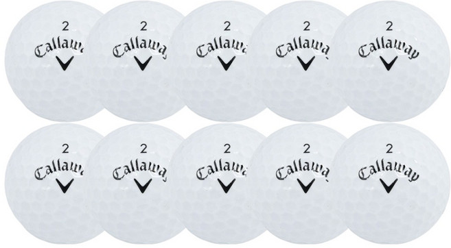 캘러웨이 골프공 로스트볼 특A+ 10p 세트, 화이트혼합, 1세트