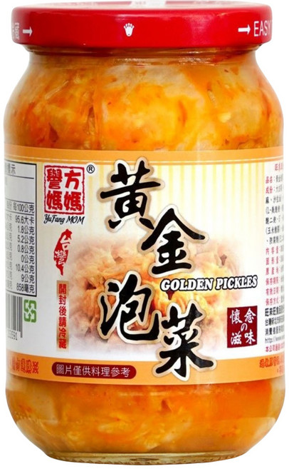 譽方媽媽 黃金泡菜, 360g, 1罐