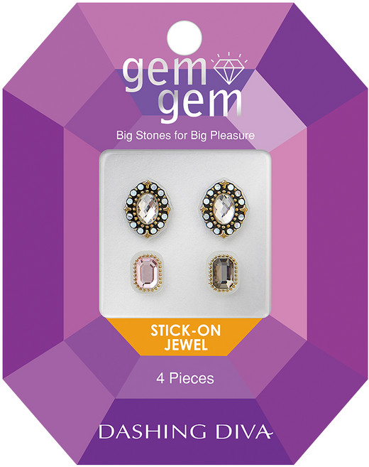 데싱디바 젬젬 네일파츠 세트, 고딕 스톤, 1개