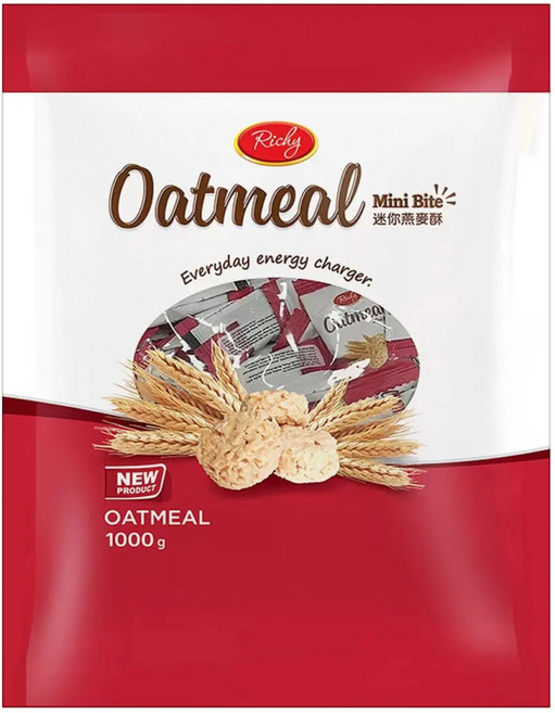 Richy 迷你一口燕麥酥, 1kg, 1袋