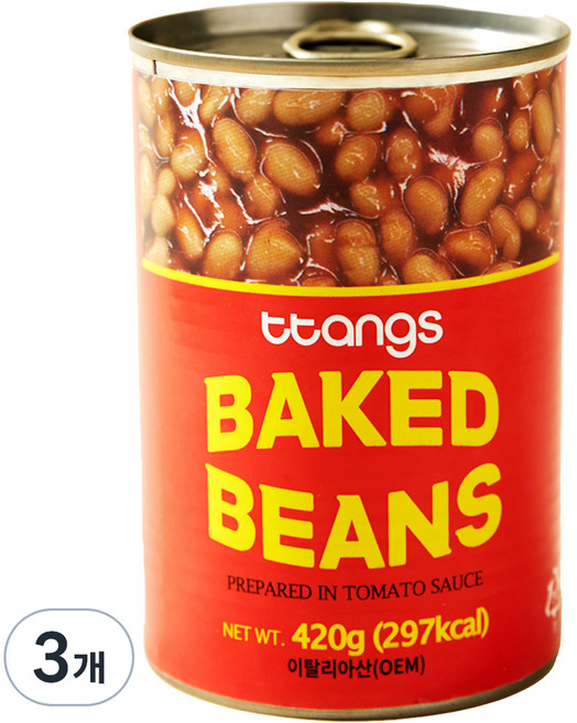 땅스 베이크드빈스, 3개, 420g