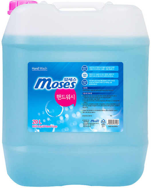 모세스 핸드워시 물비누 손세정제 리필, 20L, 1개