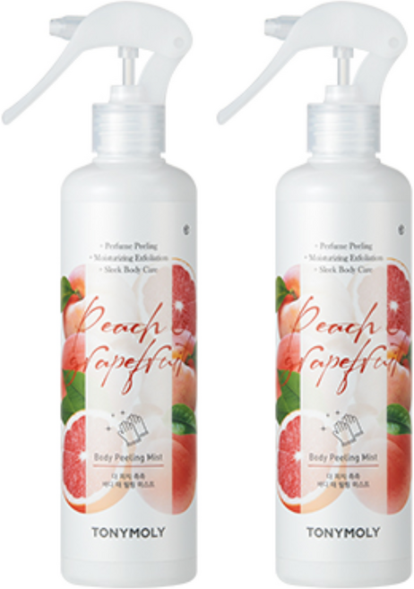 토니모리 더피치 촉촉 때필링 미스트 과일향, 2개, 300ml