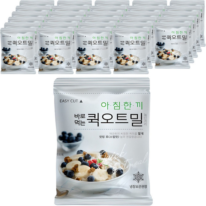 자연다움 바로 먹는 퀵오트밀, 50g, 60개