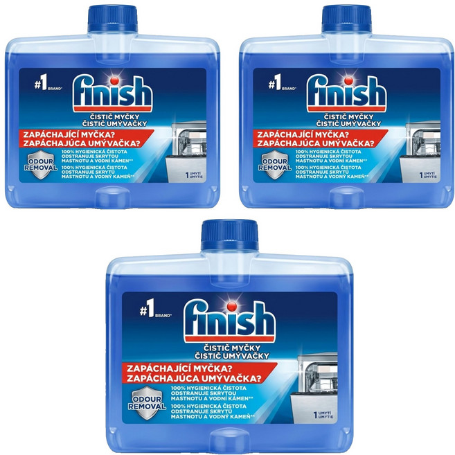 finish 洗碗機清潔劑 原味, 250ml, 3瓶