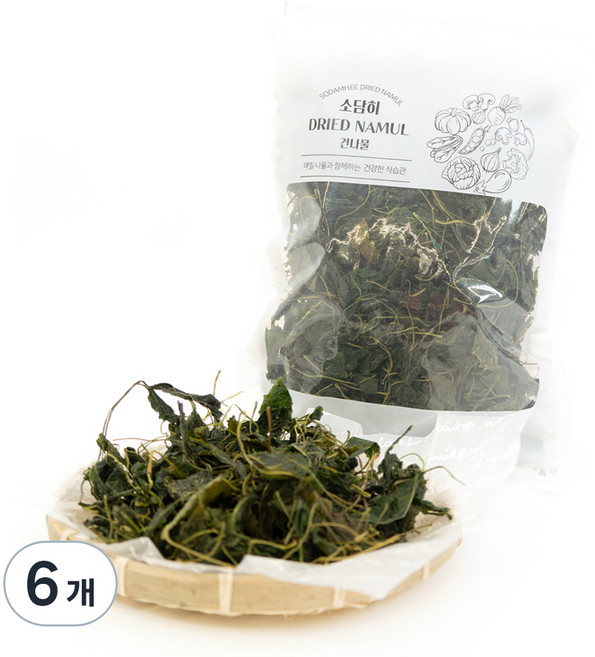 소담히 건취나물, 100g, 6개