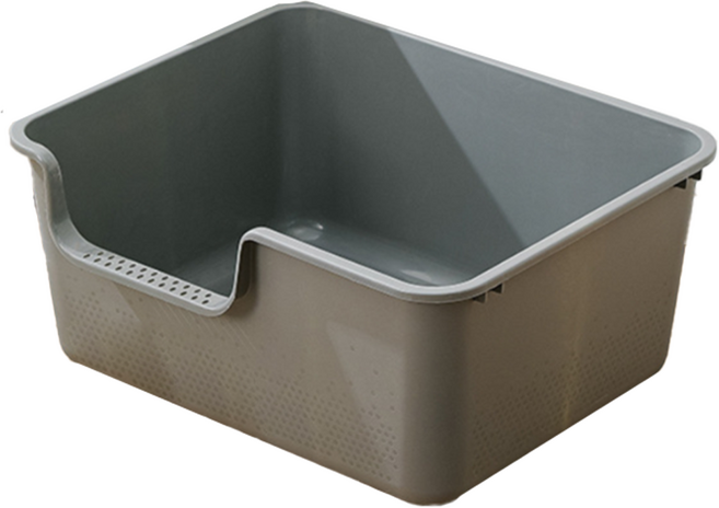 一體式貓砂盆 小號盆, 紳士灰, 1個