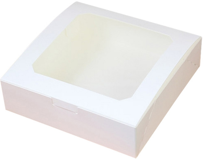 투명창 상자 정사각 원터치 18cm, 혼합색상, 10개