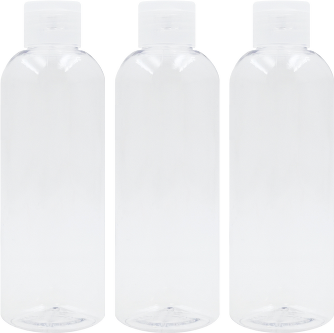 台灣 COSMOS 掀蓋瓶 #HY200A 200ml, 透明色, 3個
