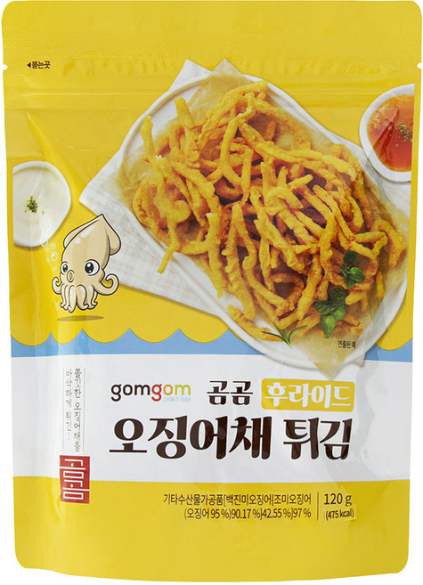 곰곰 후라이드 오징어채 튀김, 120g, 1개