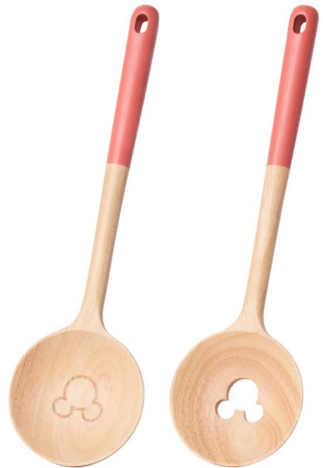 MEYER 美亞 童趣系列 造型木製湯杓 + 漏勺配件組, 1組, 原木色