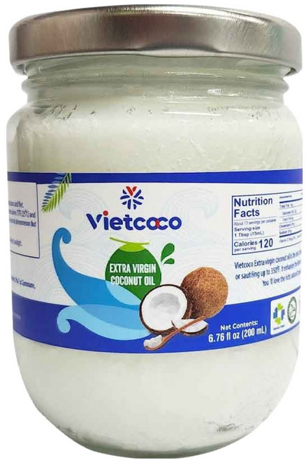 비엣코코 엑스트라 버진 코코넛오일, 1개, 200ml