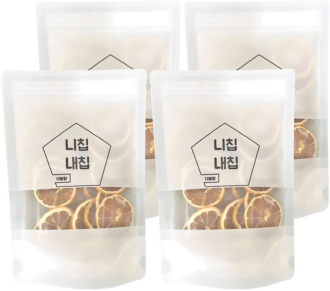 니칩내칩 건조 레몬, 40g, 4개
