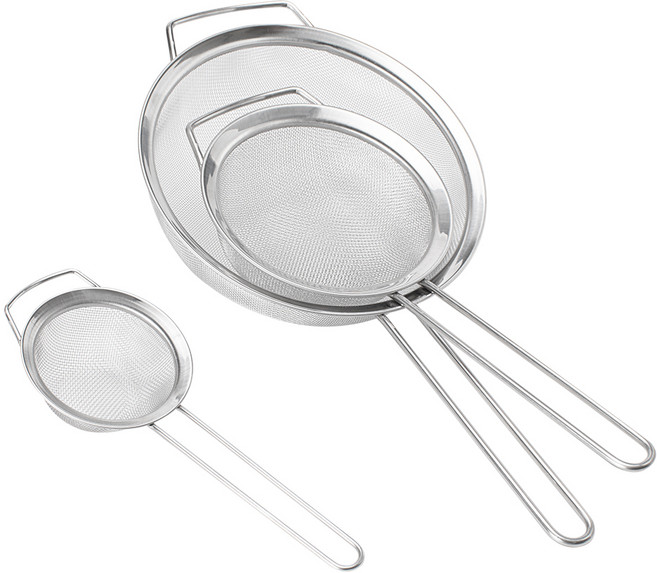 코멧 홈 스테인리스 스틸 채망 3종 세트, 1세트